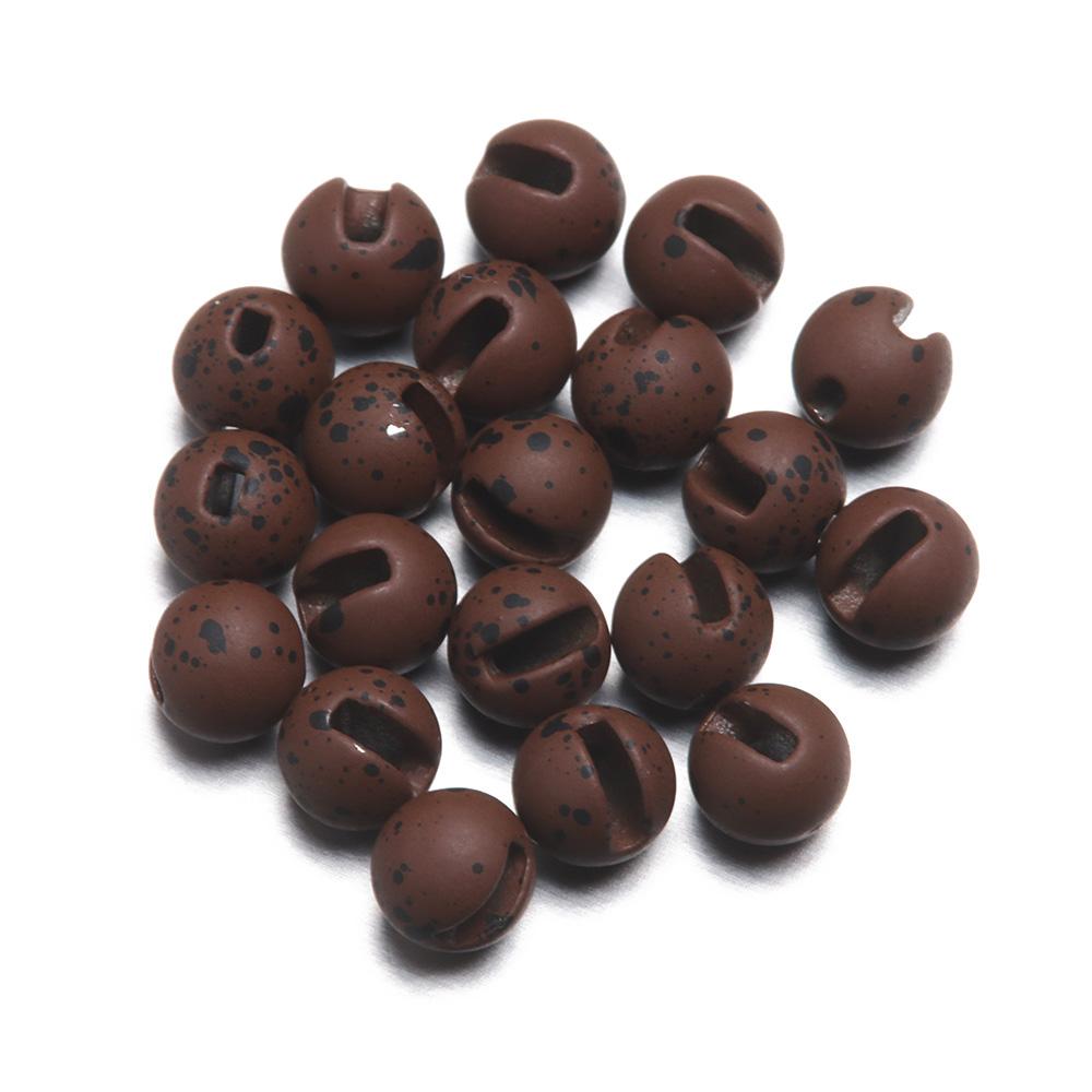 20Pcs/lot 7Colors Nice-Designed Fishing 2.5mm/3.0mm/3.5mm/4.0mm Fly Tying Material Beads Alloy Slotted Bead