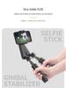 L09 Bluetooth Selfie Stick: Handheld Stabilizer with Fill Light, Anti-Shake Vlog Gimbal, Single-Axis Mini Steady Cam