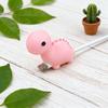 1pc Cute Pink & Green Dinosaur -C/Lightning Cable Protector - Anti-Break Charging Cord Saver, Adapter Compatible for IPhone IPad