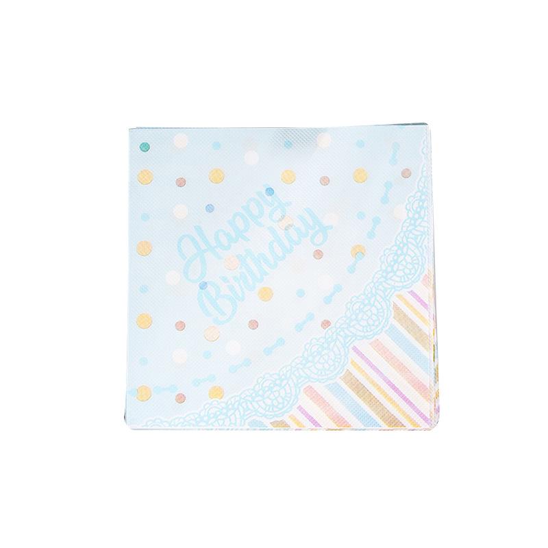 Creative Theme Happy Birthday Printed Napkins - Colorful Paper Towels