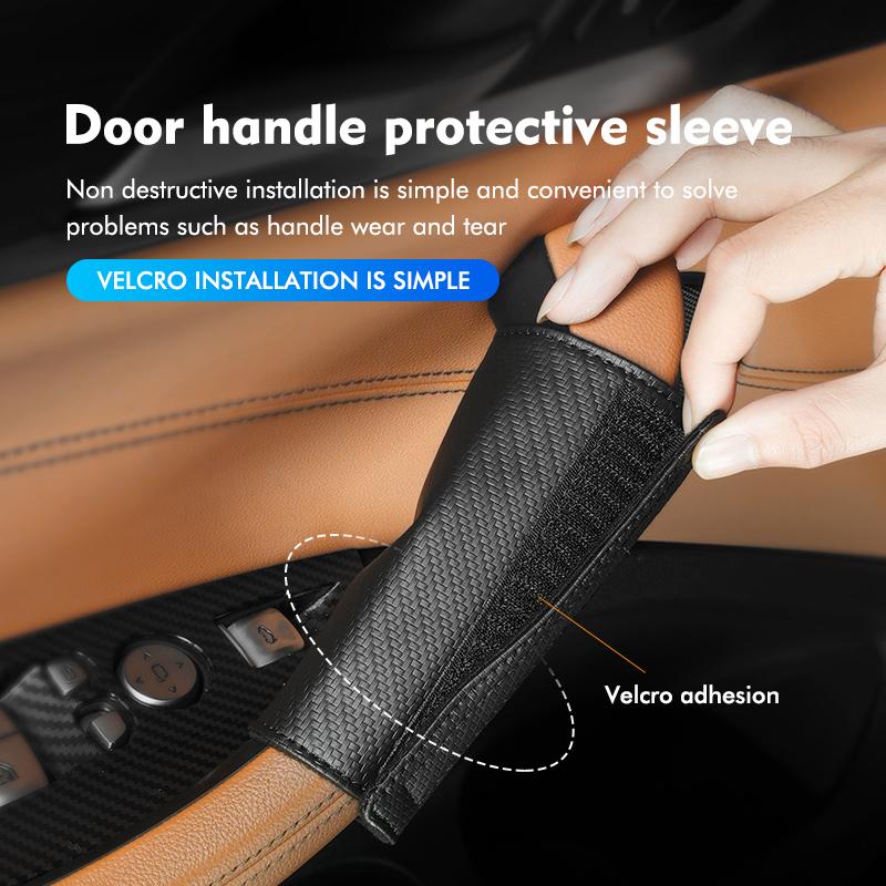 WCHT7 For BMW Car Door Handle Protection Cover Anti Scratch Protection Case Auto Accessories E70 E91 E30 G30 E53 M3 M5 X6 X4 X7 E92