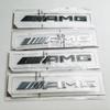 1pcs 3D ABS Black Logo AMG Emblem Letters  trunk Badge For Mercedes Benz W204 W205 W176 W177 W212 W213 AMG Sticker Accessories