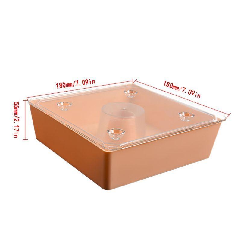 Beekeeping Feeder Honey Plastic Square Feeding Drinking Waterer Watering