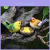 Resin Bird Micro Landscape Miniature Garden Decor With Bird Nests For Home And Gifts