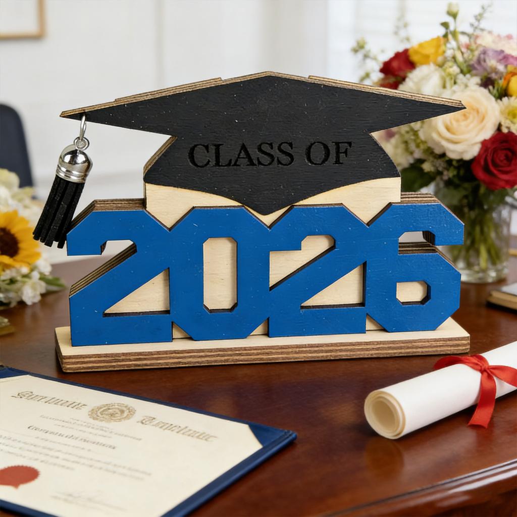 Class Of 2026 Commemorative Wood Cash Holders Money Organizers Money Pull Box For University Graduate Gift Giving