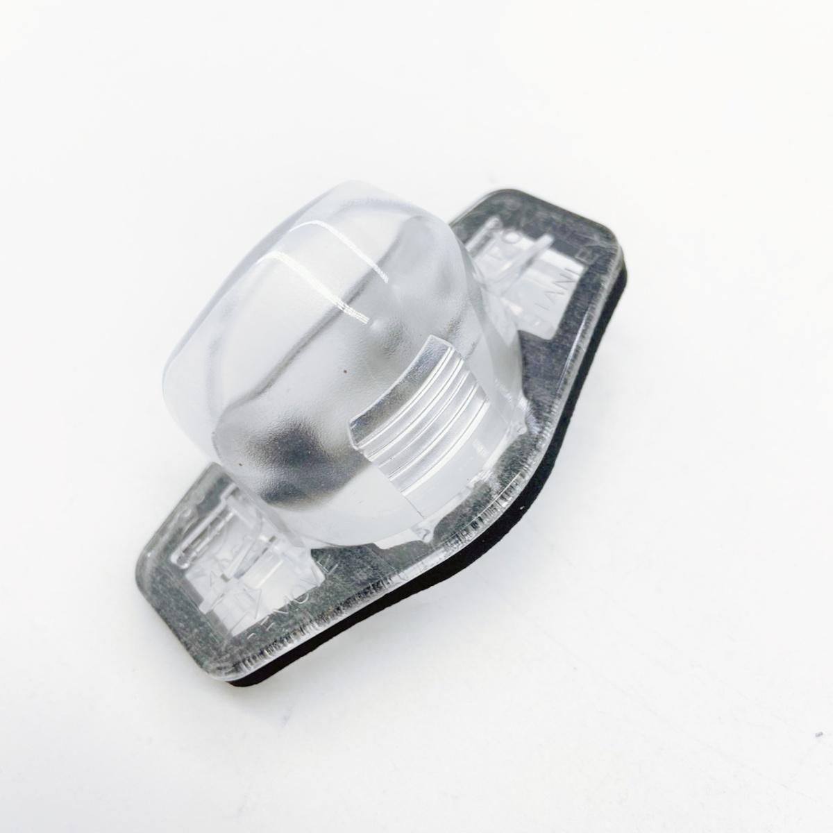 License plate lamp shade for Honda Fit CRV Odyssey label lamp shell replacement car rear license plate lamp shade 34103SAAH01 1PCS