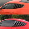 Hintere Seitenscheibenlamellen Seitenluftauslassabdeckung Windschutzscheibe Passend für Ford Mustang 2015-2024 Autozubehör Modifizierte Fensterblenden