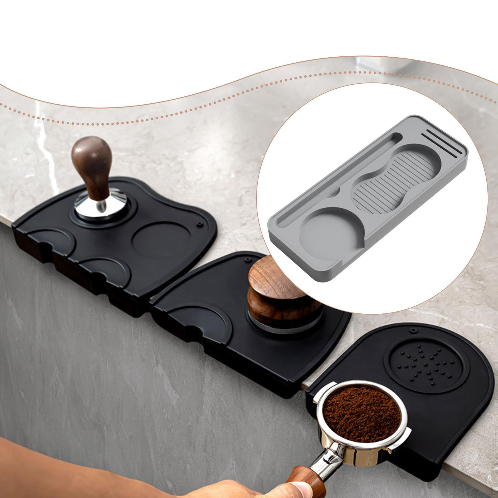 

Силиконовый коврик для темперовки кофе с хранением, термостойкий, легкий, многоцелевой для портафильтра и серый