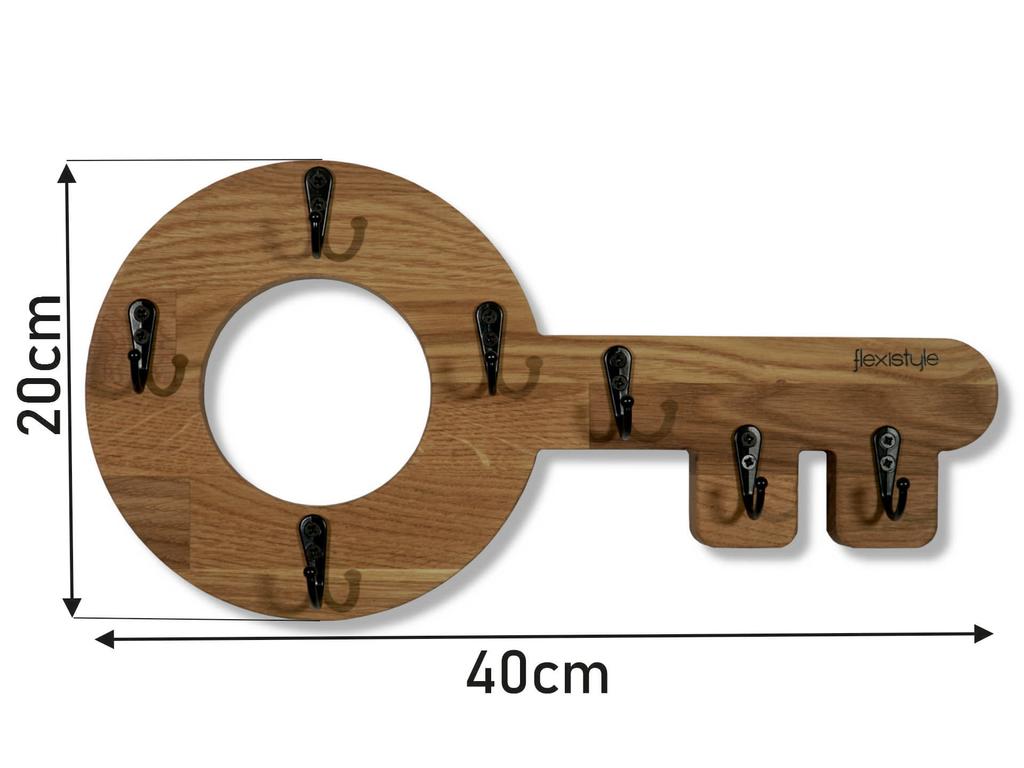 Wooden key hanger Retro Oak Key
