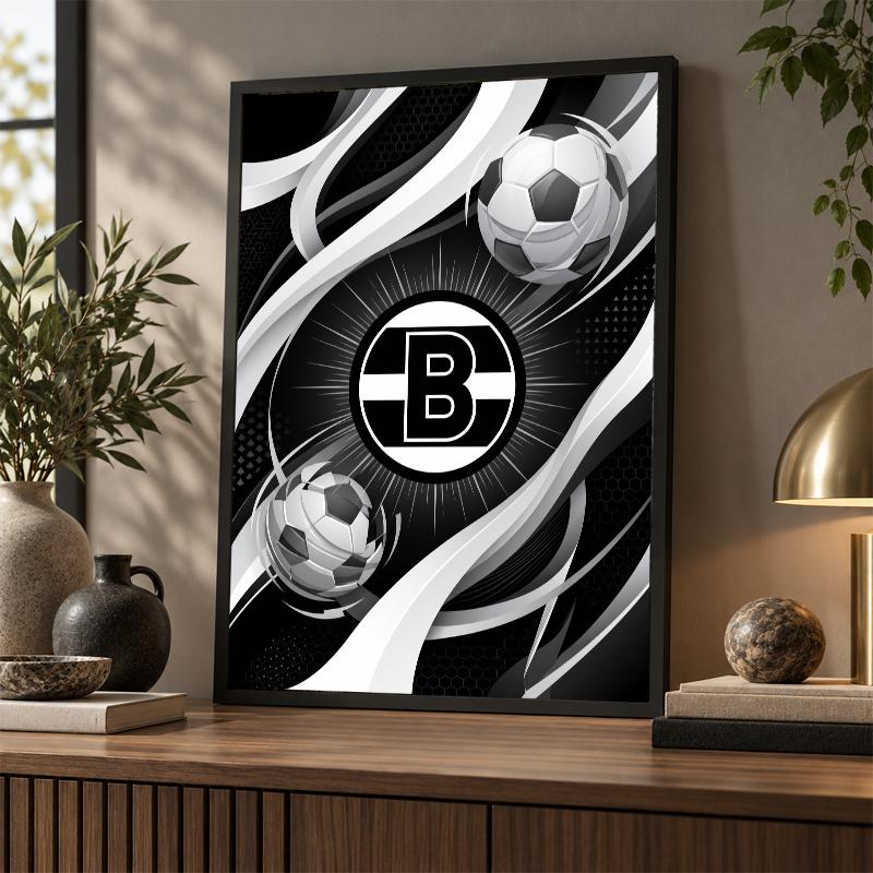 Borussia Mönchengladbach Zestaw do Malowania Diamentami 5D Pełne Wiertło DIY Mozaika Diamentowa Sztuka Ścienna Dekoracja Domu