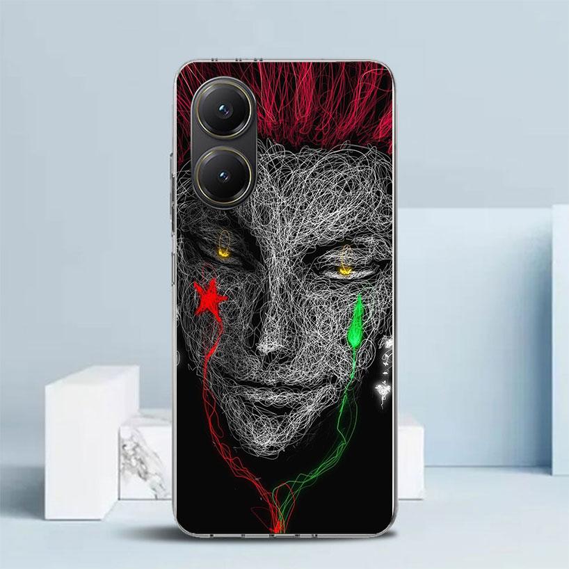 Huner X-Hunters Hisoka Phone Case For Xiaomi Poco F7 Ultra X5 X6 X7 Pro M7 Redmi 15C 15 13C 13 12C 12 10C 10 10A 9 9C 9A 9T Cove