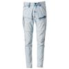Musashino Uniform FRONTIER Stretch 3D Ice Feel Denim Cargo Cool to the mit Riemen Blau I'Z Hose, Stretch, Touch, Feuchtigkeitsableitend, Schnelltrocknend,