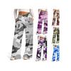 2026 Vielseitige Camouflage-Freizeithose mit weitem Bein für Damen