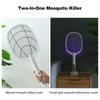 New Electric Mosquito Killer Lamp USB Rechargeable 3000V Fly Swatter Foldable 3 Layer Safety Mesh Repellent Lamp