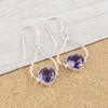 Iolite Gemstone Jewelry, 925 Solid Sterling Silver Handmade Awesome Jewelry Gift For Mother Earrings