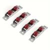 4 PCS Nylon Window Pulley Stainless Steel Sliding Door Rollers Sliding Door Pulley  Glass Door
