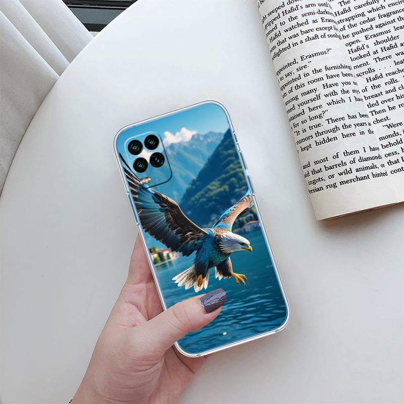 RP36 Hawk Eagle Transparent Phone Case for Motorola Moto Edge 20 30 40 50 S30 Fusion Ultra Pro Neo Lite + G200 G23