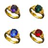 Women's Fashion Diamond Ring - White, Blue, Green Options Available