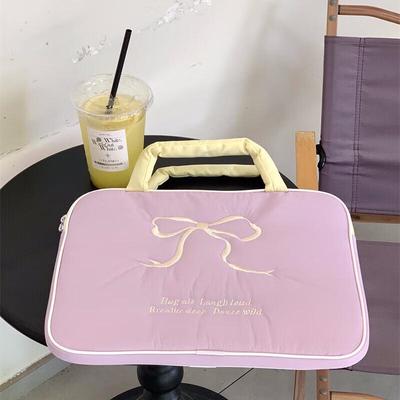 Lishen Cute Bowknot Tablet Laptop Storage Bag
