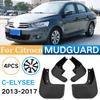 Auto Kotflügel Schmutzfänger Für Citroen Elysee 2013 2014 2015 2016 2017 Splash Guards Schmutzfänger Vorne Hinten Kotflügel Auto Zubehör