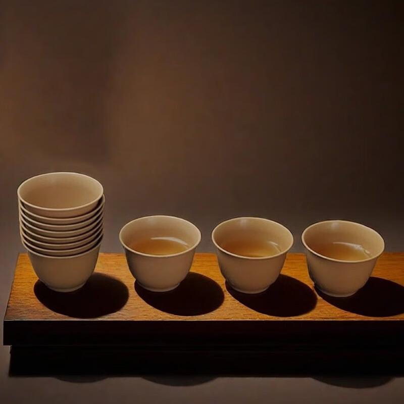 Zhishi Rice Husk Disposable Tea Cup Set