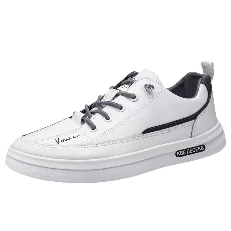 Men's Shoes New Autumn Casual Versatile White Shoes Trendy Board Shoes Student Fashion Sports Korean Version Soft Sole Trendy