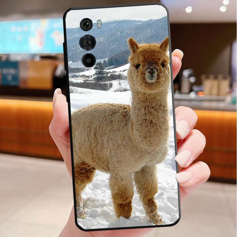 Lama Alpacas Animal Phone Case For Motorola Edge 60 50 40 Pro 60 50 40 30 Ultra Neo Fusion Moto G Play G Stylus G Carcasas