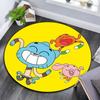 The Amazing World of Gumball2 Round Area Rug,Carpet Rug for Living Room Bedroom Sofa Playroom Decor,Non-slip Floor Mat