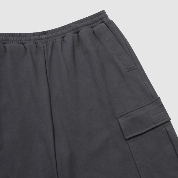 UMBRO [Cooling] Ice Cotton Cargo 3/4 Bermuda Shorts Charcoal Ur221Chp64 (A Type)