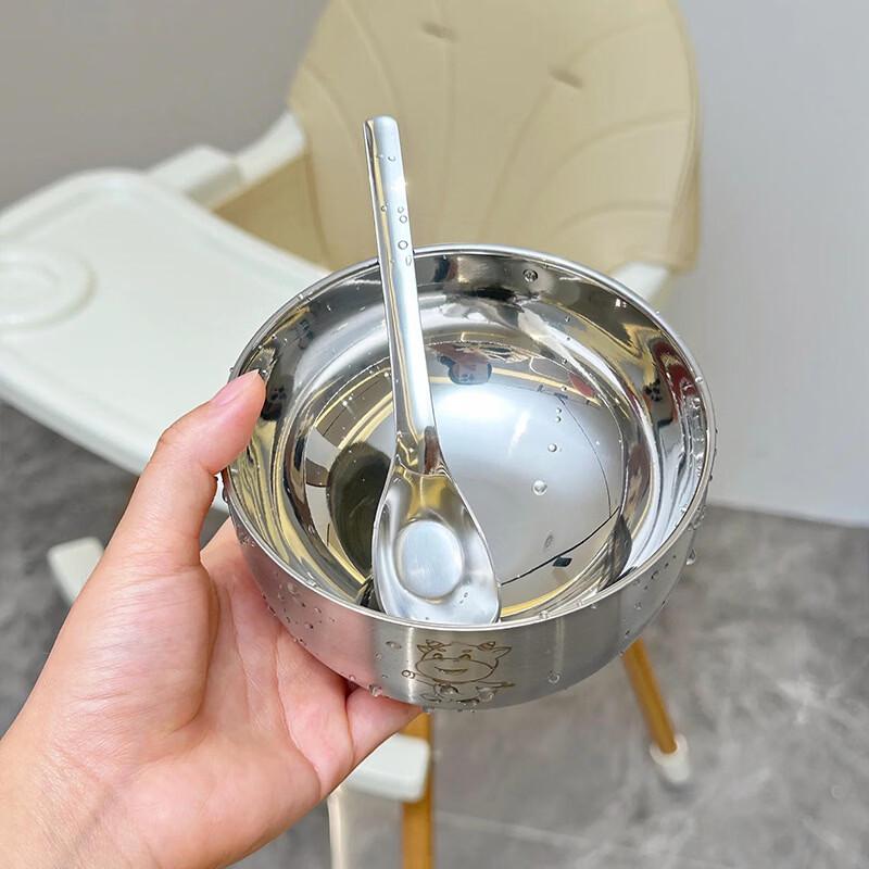 Yipan Thickened Stainless Steel Anti-Scald Zodiac Soup Bowl