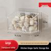 Kitchen & Bathroom Wall-mounted Storage Basket for Scallion, Ginger, and Garlic
