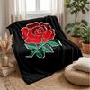 Coperta in Flanella Pile Rugby Inghilterra Coperta Calda e Accogliente per Divano Letto Viaggio Uso in Tutte le Stagioni