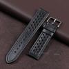 Handmade Watch Strap 18mm 20mm 22mm for Women Men Leather Strap Black Brown Khaki Breathable Universal Watchbands Bracelet