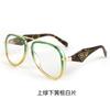 European and American trend metal pilot sunglasses female personality YK street shot glasses men's toad glasses sunglasses fashion trend