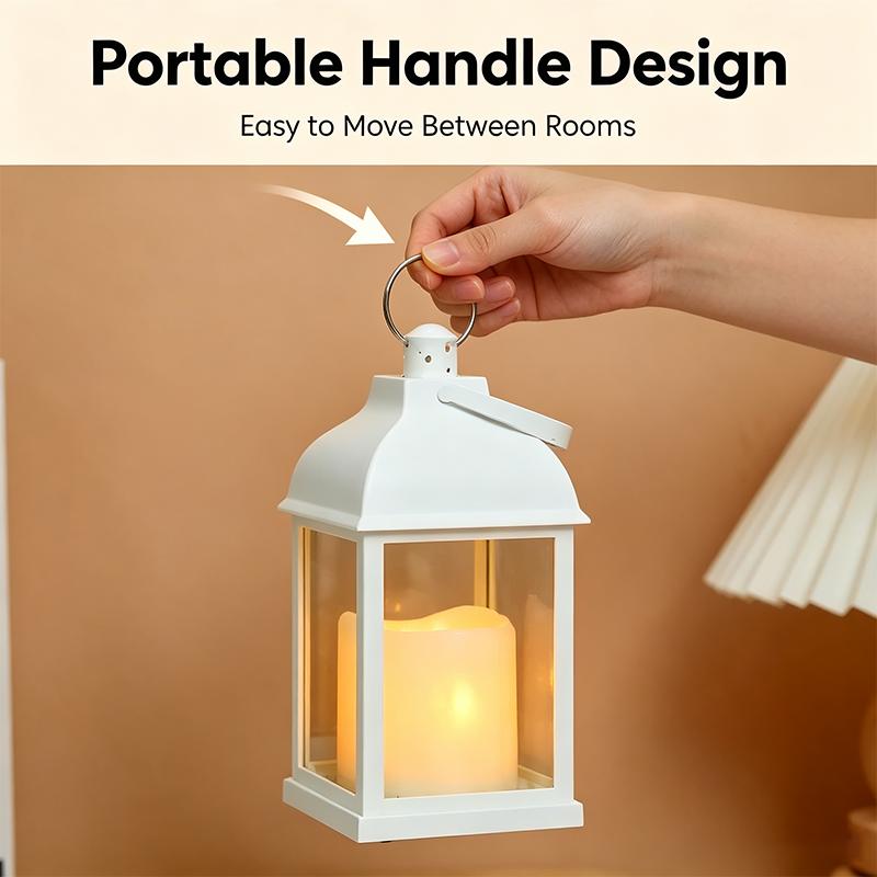 Xiaomi Portable LED Candle Lamps Night Camping Tent Lanterns Outdoor Garden Desk Holiday Atmosphere Retro Night Light Decorative Lamps