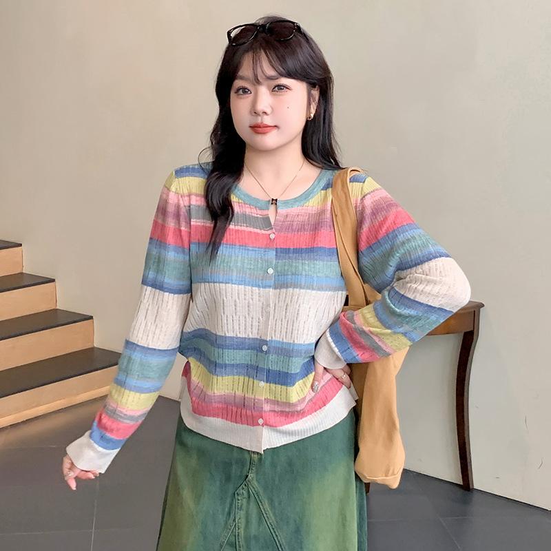 Pulover cardigan cu mâneci lungi, tricot largi, cu gâtul turn, de mărime mare