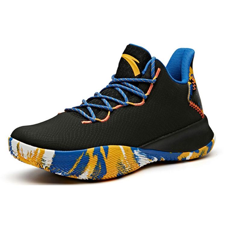 Anta Pallas Cushioning Low Top Performance Basketball Shoes Men's True Blue 11941621-1