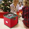 Foldable 64 Compartment Organizers Box Waterproof Nonwoven Fabric for Christmas Light Storage