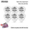 Six-Pack Dunlop Jazz3 Small Frosted Turtle Wood Guitar Picks