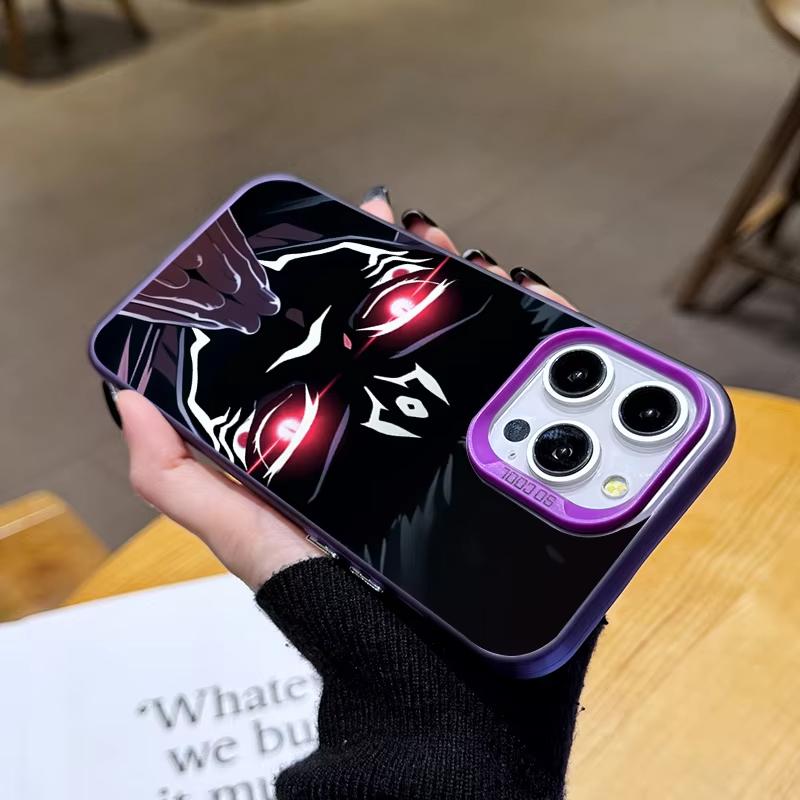 Anime Jujutsu Kaisen Satoru Gojo Beschichtetes Handyhülle Für iPhone 17 Air 16 e 15 14 13 12 11 Pro Max Plus Mini SE 2020 2022 Hülle