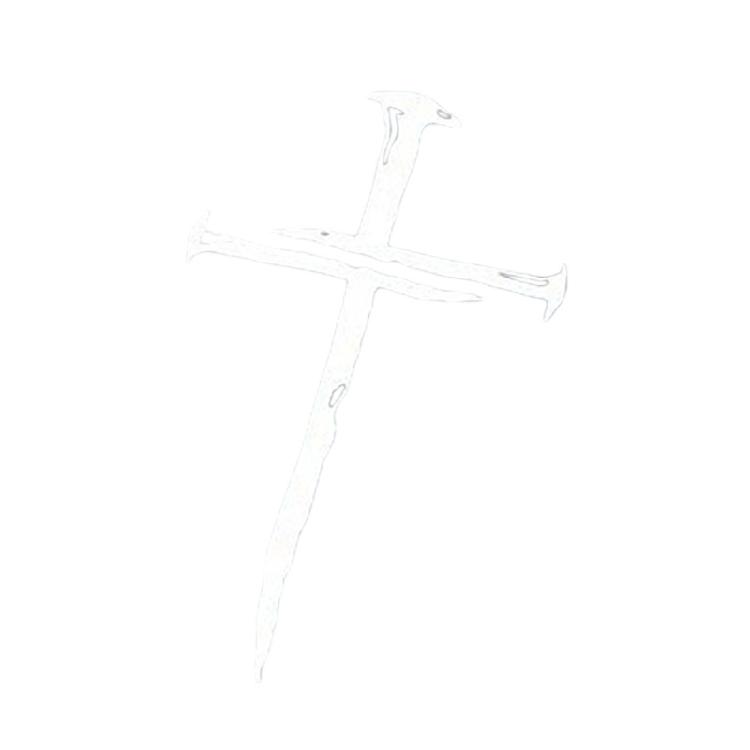 

Crossing Of Nails Decal Sticker with Christian Symbol Weatherproof Sticker for Car Trucks & Laptops Weatherproof 12cm