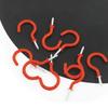 70Pcs Plastic Coated Iron Wall Hooks Multiple Purpose Hanging Hardware For Bathroom Shelves Tool Planter Mounting