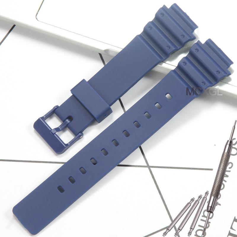 Watch Accessories Suitable for Casio MRW200H MRW-200H-1B/1E/2B2 Men's Waterproof Watch Band Resin Replacement Strap