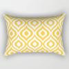 Yellow Geometric Rectangle Pillow Decorative Pillowcase Living Room Cushion Cover Simple Fashion Home Accessories