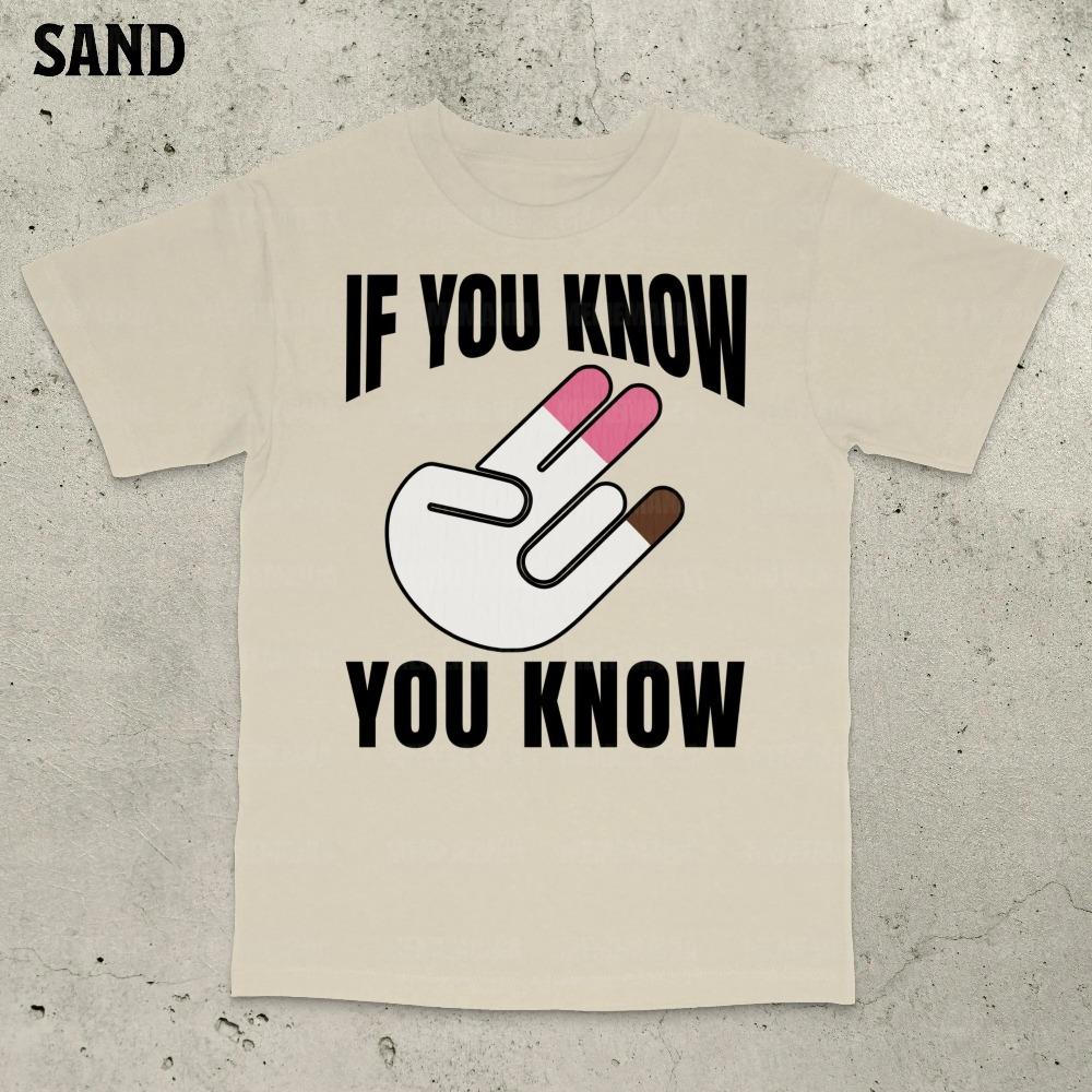 Если ты знаешь, ты знаешь Футболка Неуместная рубашка Смелое заявление Взрослый юмор Саркастическая Ироничная футболка 2XL