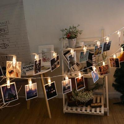 LED USB Clip String Lights for Romantic Bedroom Decor