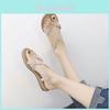 Casual Summer Flat Slides For Women With Rubber Sole And Low Heel For Beach And Travel