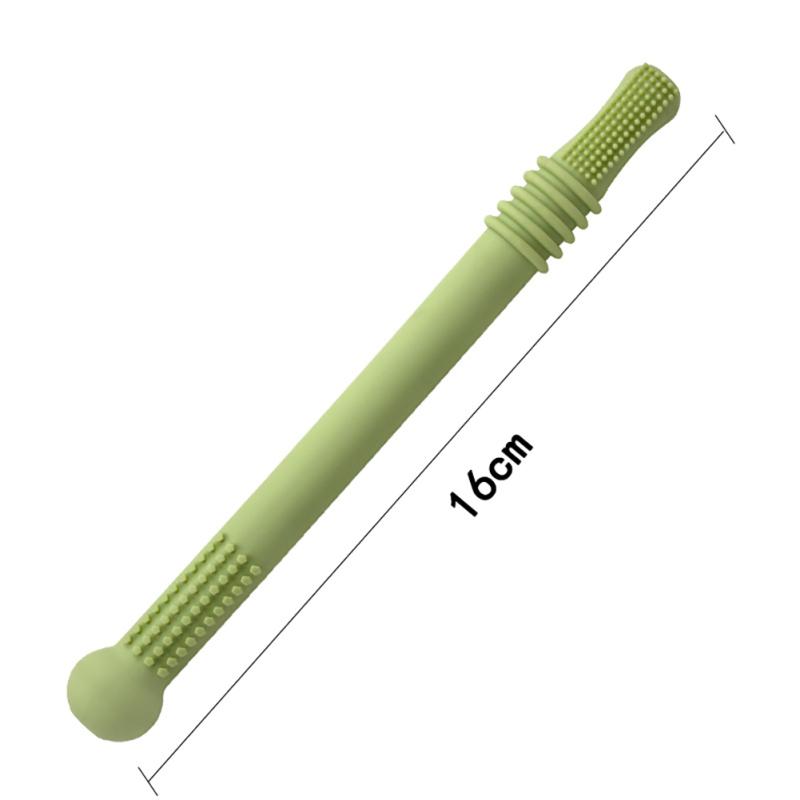 Jucărie Mușcătoare pentru Bebeluși din Silicon Moale, Jucărie Tip Paie Mușcătoare, Jucării Mușcătoare Multi-color pentru Bebeluși