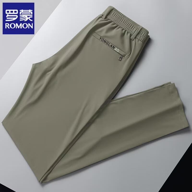 

Romon Men s Lightweight Quick-Dry Straight Casual Pants 30