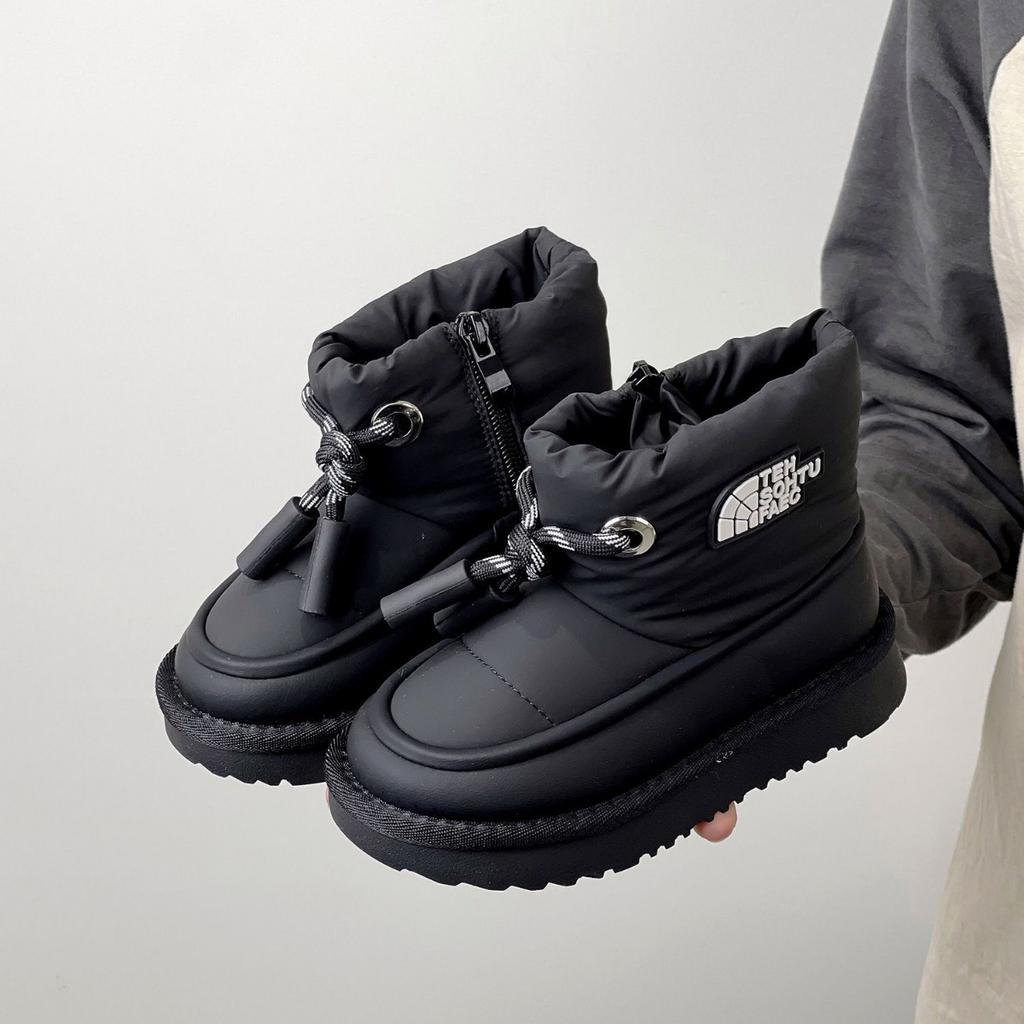 Children's, Snow Boots, Anti Slip Shoes, Waterproof Cotton Boots, Suede Shoes, Thickened, Warm Shoes